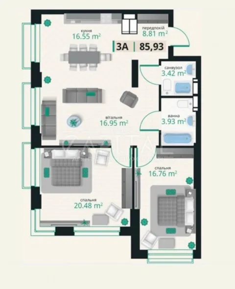 Продажа  квартира Киевская обл., Киев, Старонаводницкая ул., 42-44 - 4/18