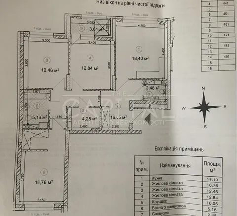 Продажа  квартира Киевская обл., Киев, Святослава Храброго ул., 1 - 7/7