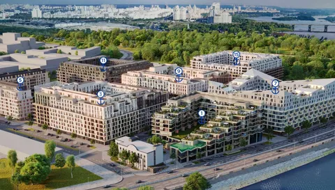 Продажа  квартира Киевская обл., Киев, Набережно-Рыбальская ул., 15 - 4/8