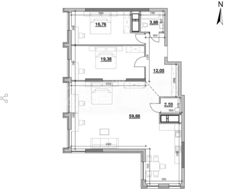 Продажа  квартира Киевская обл., Киев, Железнодорожное ул., 45а - 11/11