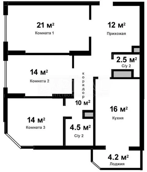 Продажа  квартира Киевская обл., Киев, Героев полка «Азов» ул., 4-В - 2/12