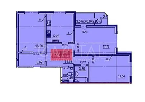 Продажа  квартира Киевская обл., Киев, Моторный ул., 11Б - 10/18