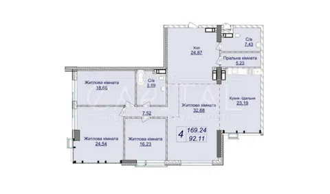 Продажа  квартира Киевская обл., Киев, Андрея Верхогляда ул., 15 - 1/3