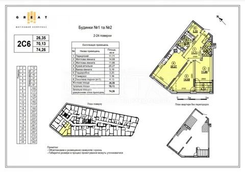 Продажа  квартира Киевская обл., Киев, Днепровская наб. ул., 15 - 2/13