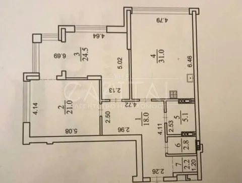 Продажа  квартира Киевская обл., Киев, Трускавецкая ул., 6в - 14/14