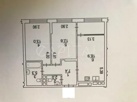 Продажа  квартира Киевская обл., Киев, Днепровская наб. ул., 18А - 16/21