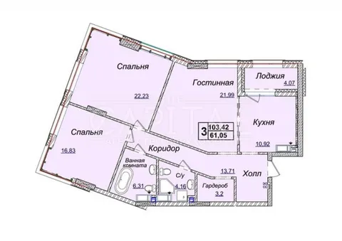 Продажа  квартира Киевская обл., Киев, Андрея Верхогляда ул., 17б - 2/7