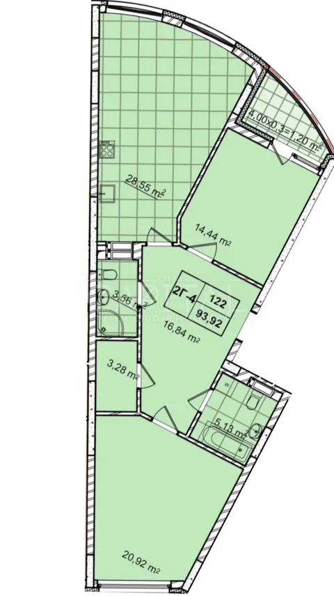 Продажа  квартира Киевская обл., Киев, Михаила Бойчука ул., 17 - 12/12