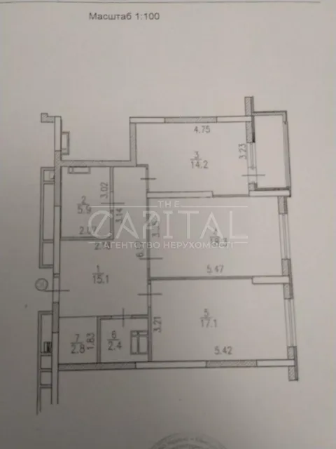 Продажа  квартира Киевская обл., Киев, Ревуцкого ул., 40 - 4/4