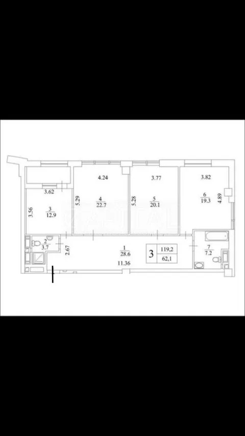 Продажа  квартира Киевская обл., Киев, Саперное Поле ул., 5а - 13/13