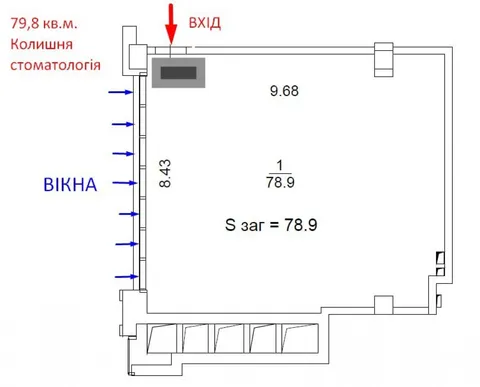 Продажа  офисное помещение Киевская обл., Киев, Саперное Поле ул., 5 - 3/9