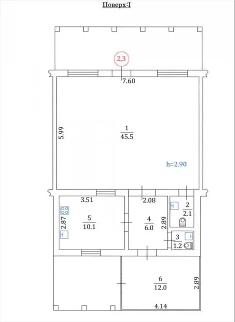Продажа  коммерческое помещение Киевская обл., Киев, Юры Гната ул., 7  - 6/21