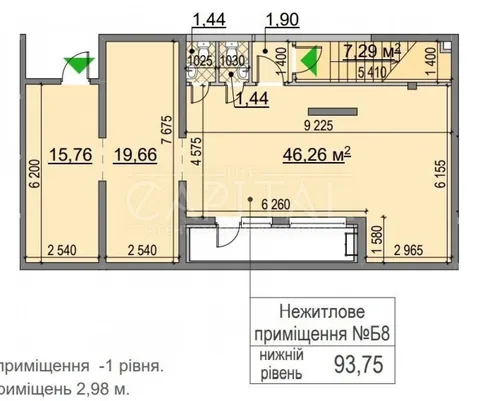 Продажа  коммерческое помещение Киевская обл., Киев, Евгения Сверстюка ул., 6Е - 7/9