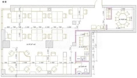 Продажа  офисное помещение Киевская обл., Киев, Трускавецкая ул., 10д - 9/9
