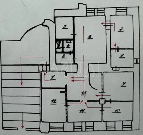 Продажа  офисное помещение Киевская обл., Киев, Гончара Олеся ул., 74А - 22/22
